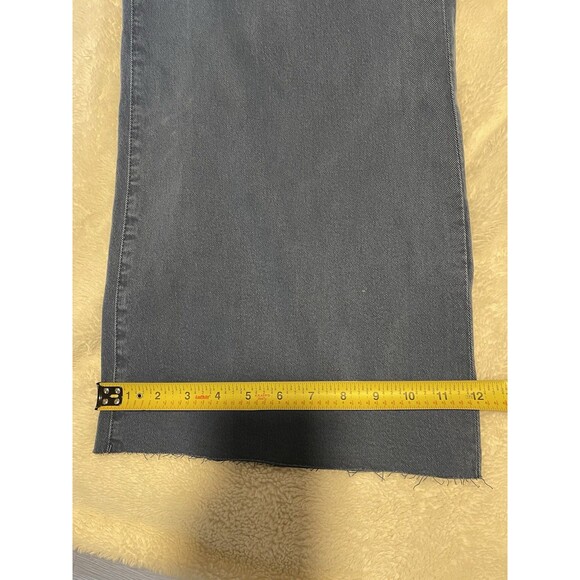 KUT From The Kloth Jeans Marine High-Rise Fab Ab Wide Leg Raw Hem Sz 12 NWT - Picture 9 of 14